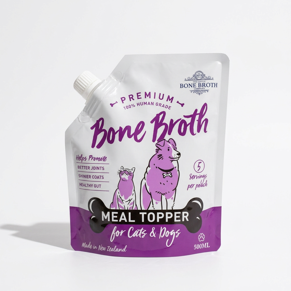 Bone Broth Meal Topper for Cats and Dogs